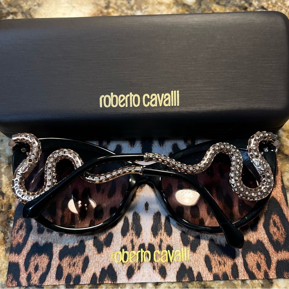 Roberto Cavalli snake sunglasses